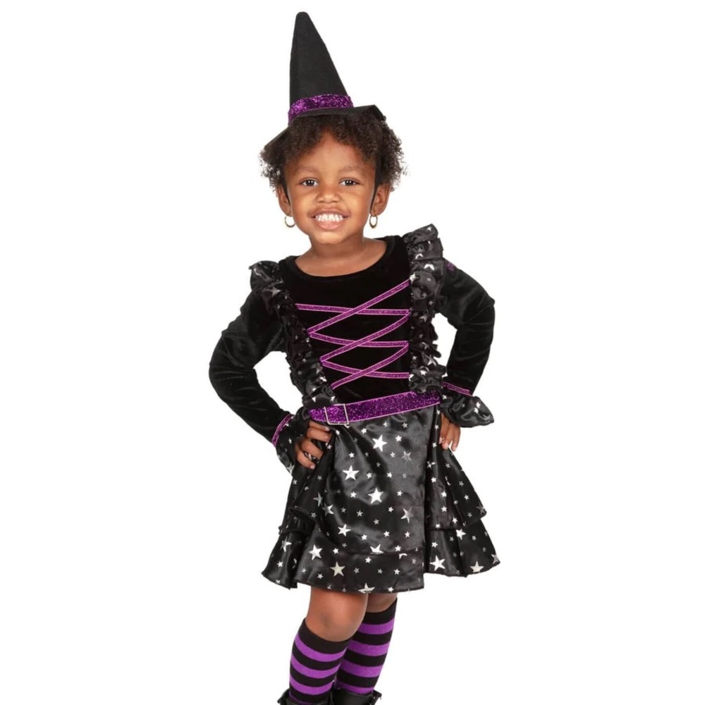 Tipsy Elves BABY / TODDLER WITCH COSTUME size 3T